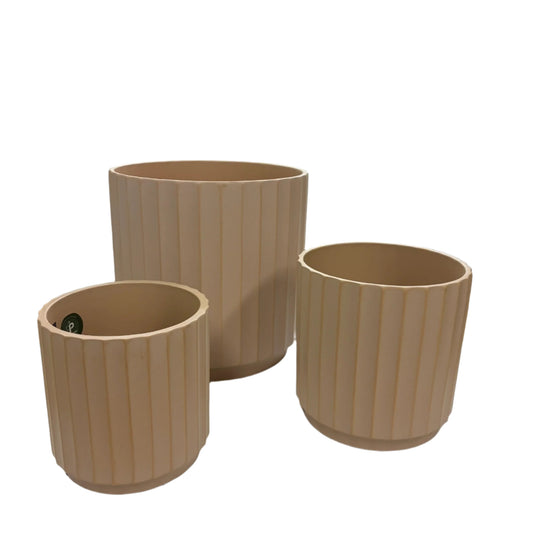 Cedar Tapered Cylinder - 3 sizes - Clay