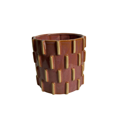Knox Cylinder Pot - Pink