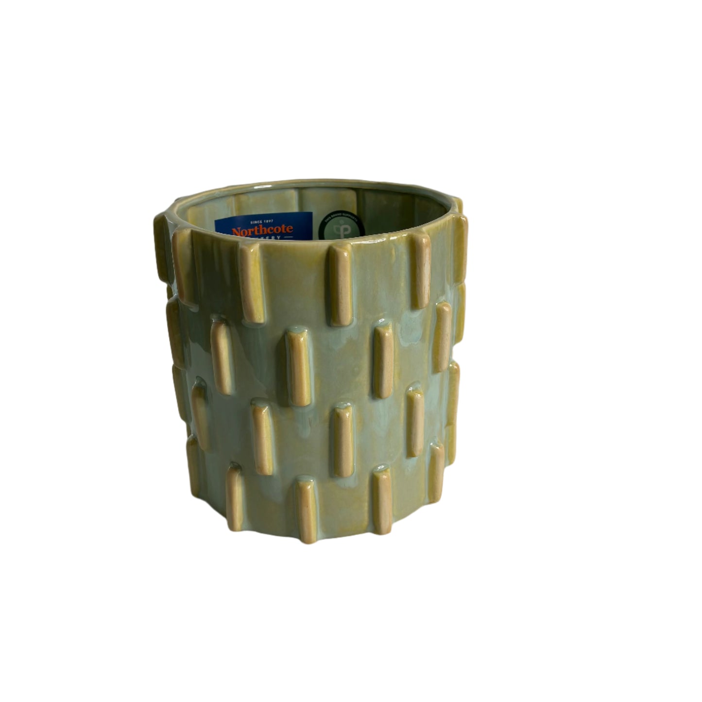 Knox Cylinder Pot - Green