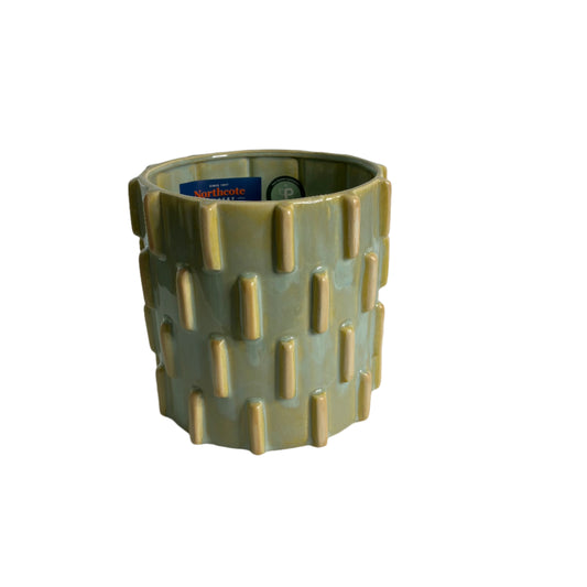 Knox Cylinder Pot - Green