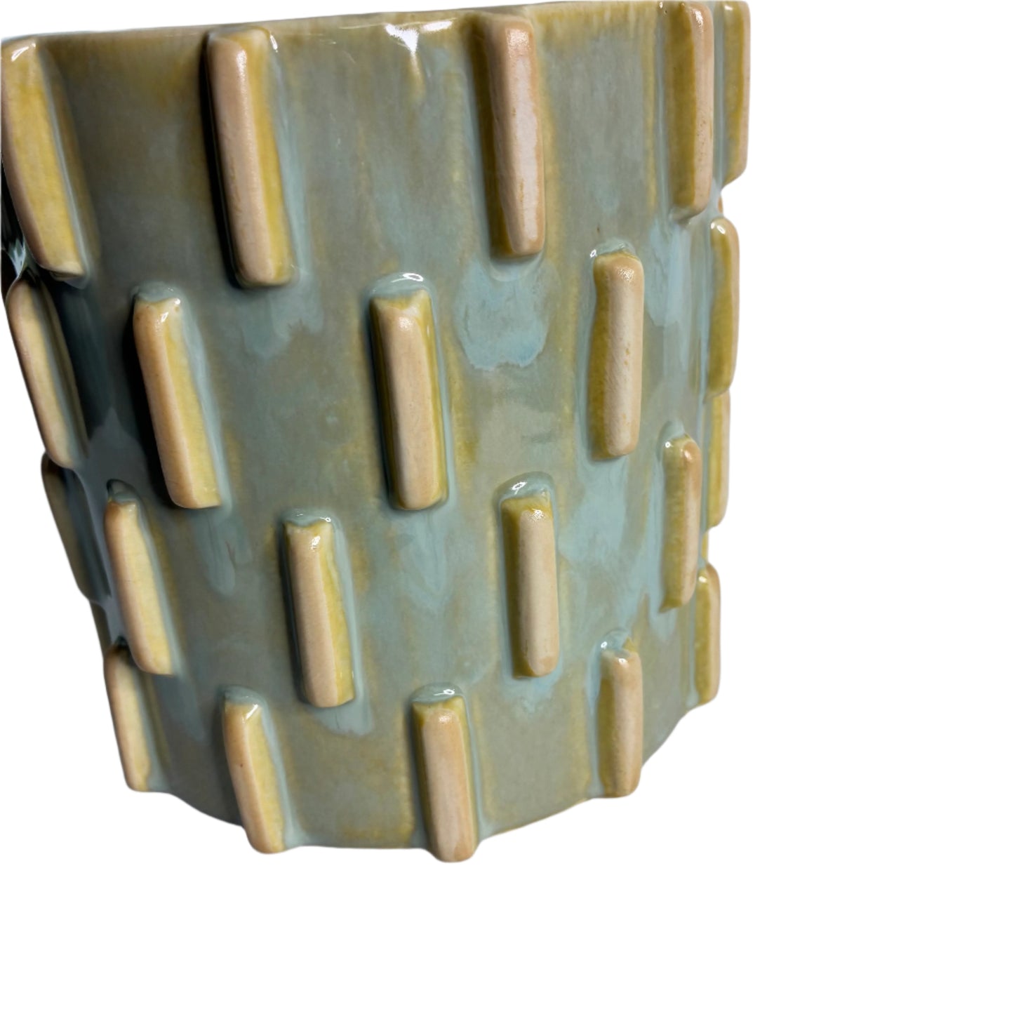 Knox Cylinder Pot - Green
