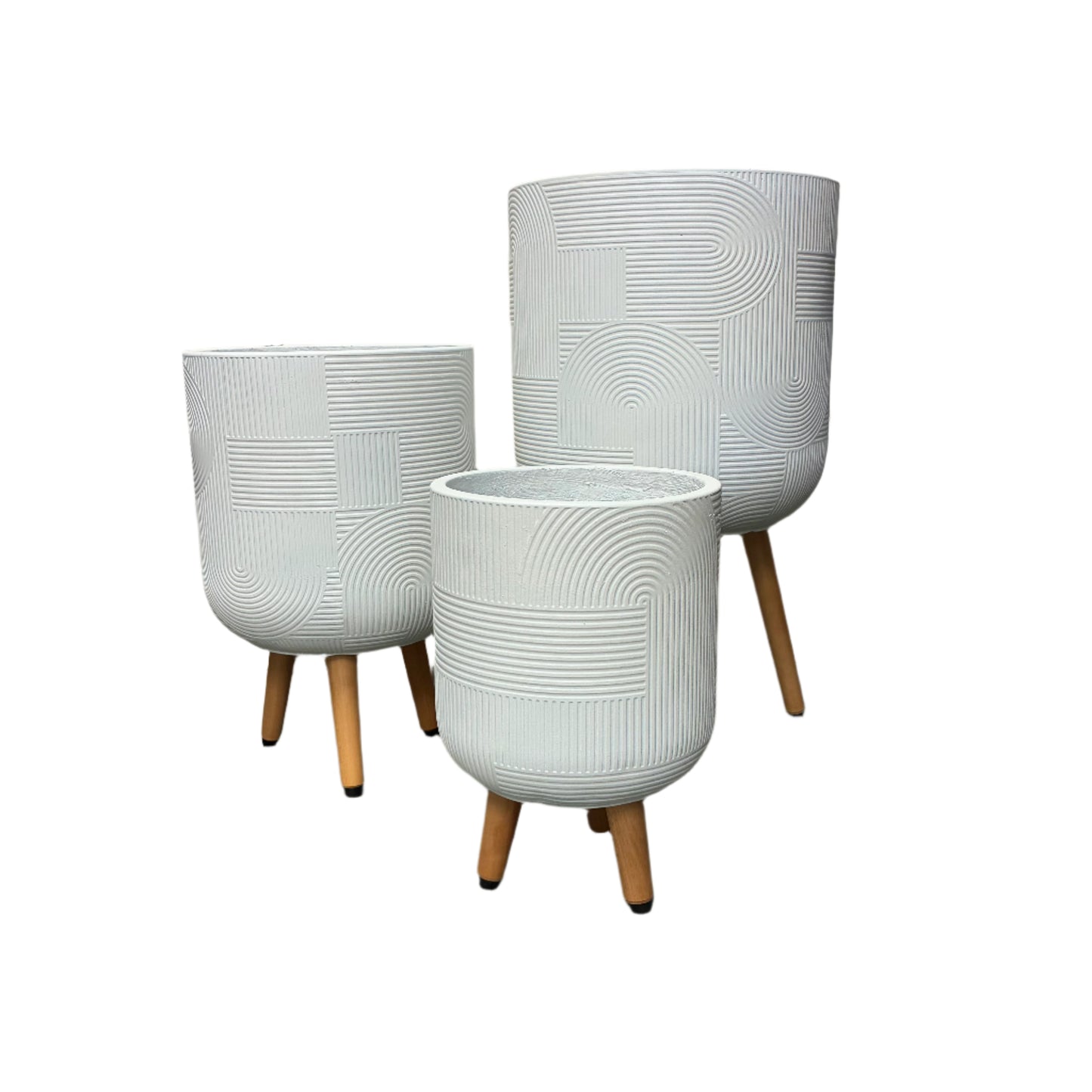 Astoria Tripod Planters - White