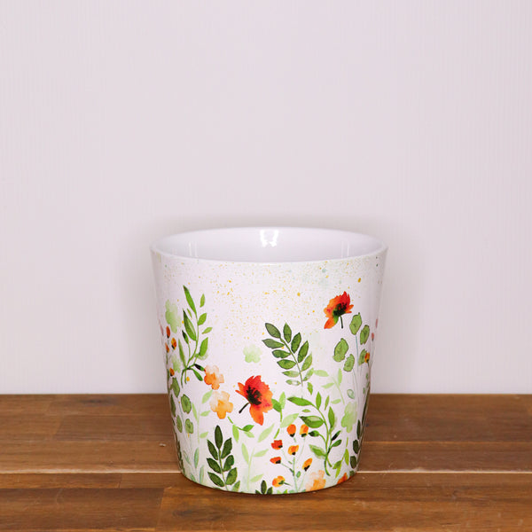 Meadow Pots - Green and Red