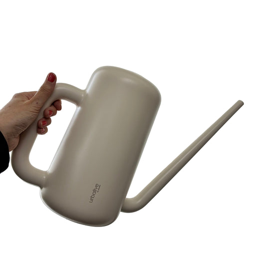 Pilea Watering Can 3.8L - Green and White