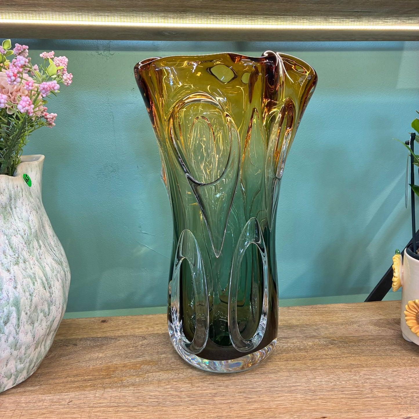 Selassie Glass Vase 34cm