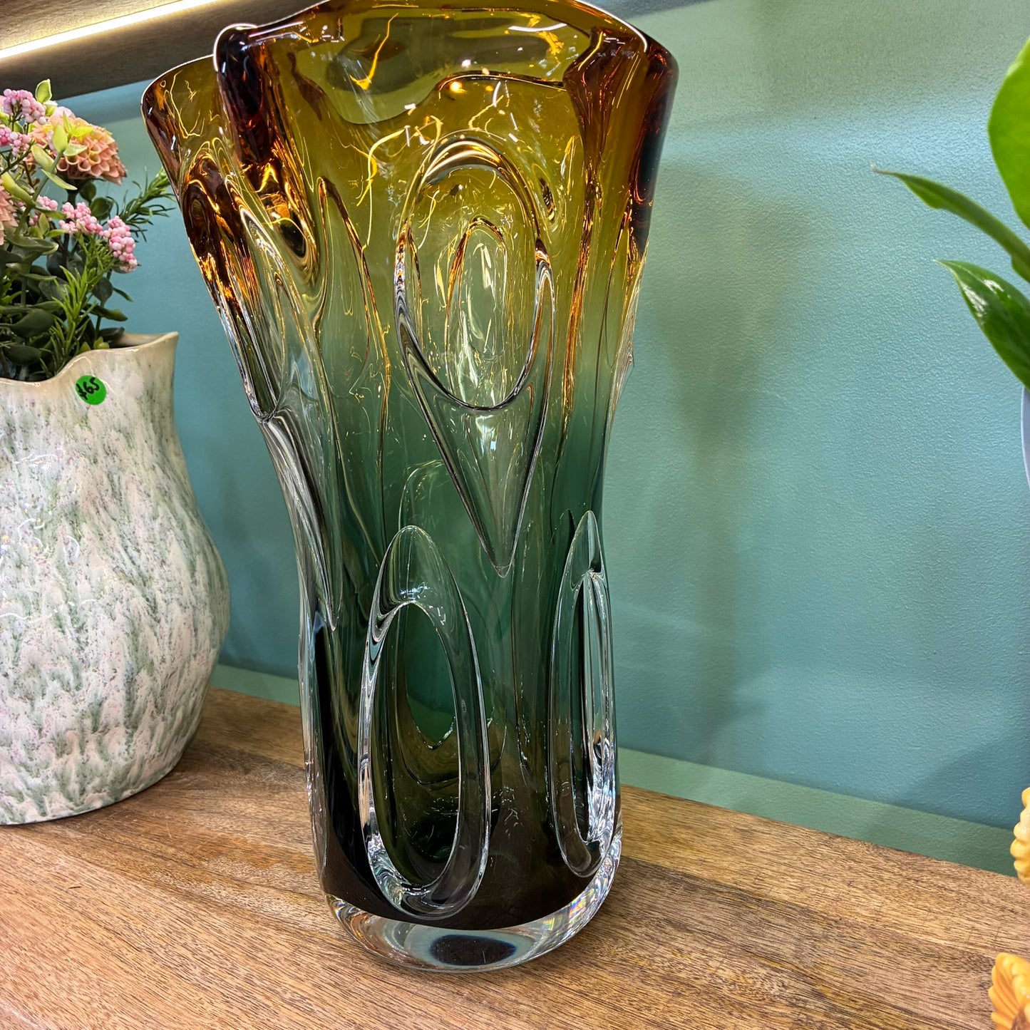 Selassie Glass Vase 34cm