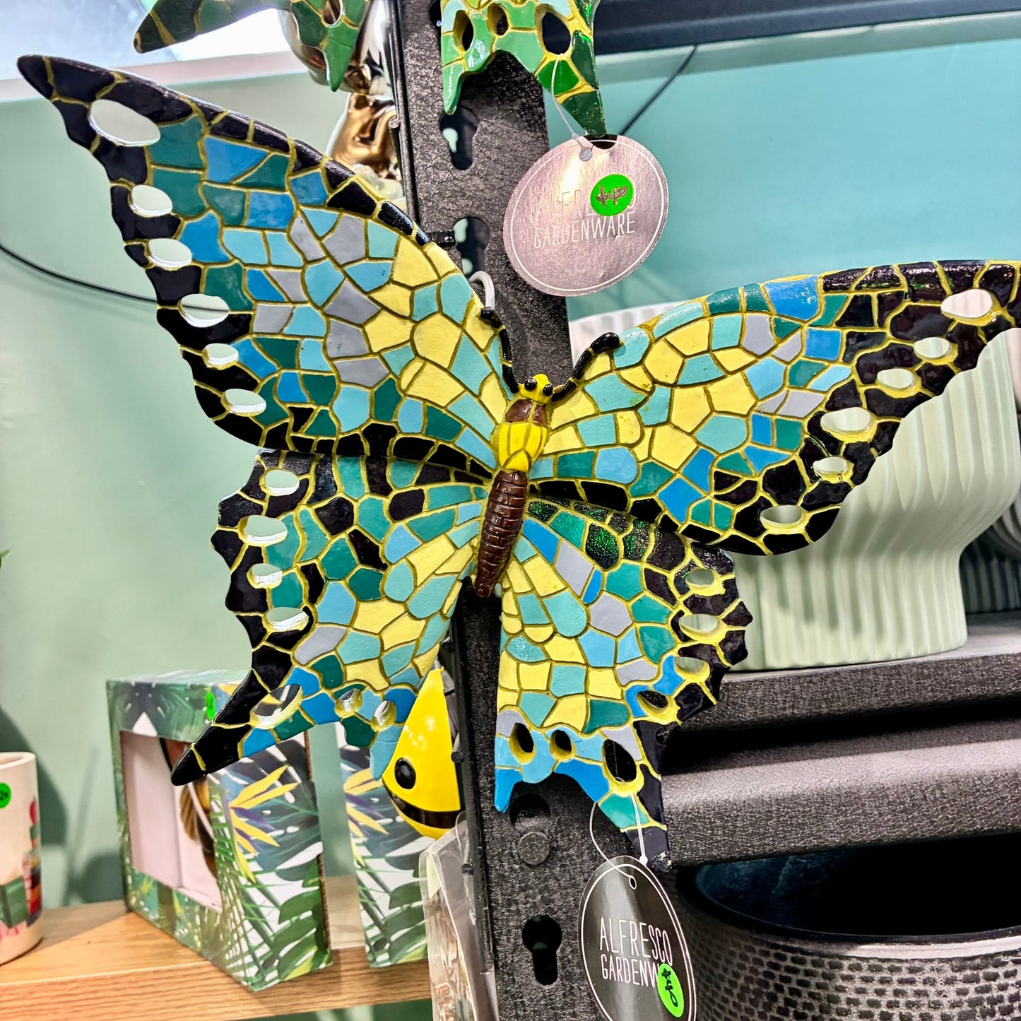 Butterfly Mosaic Large Wall Art - 3 colours