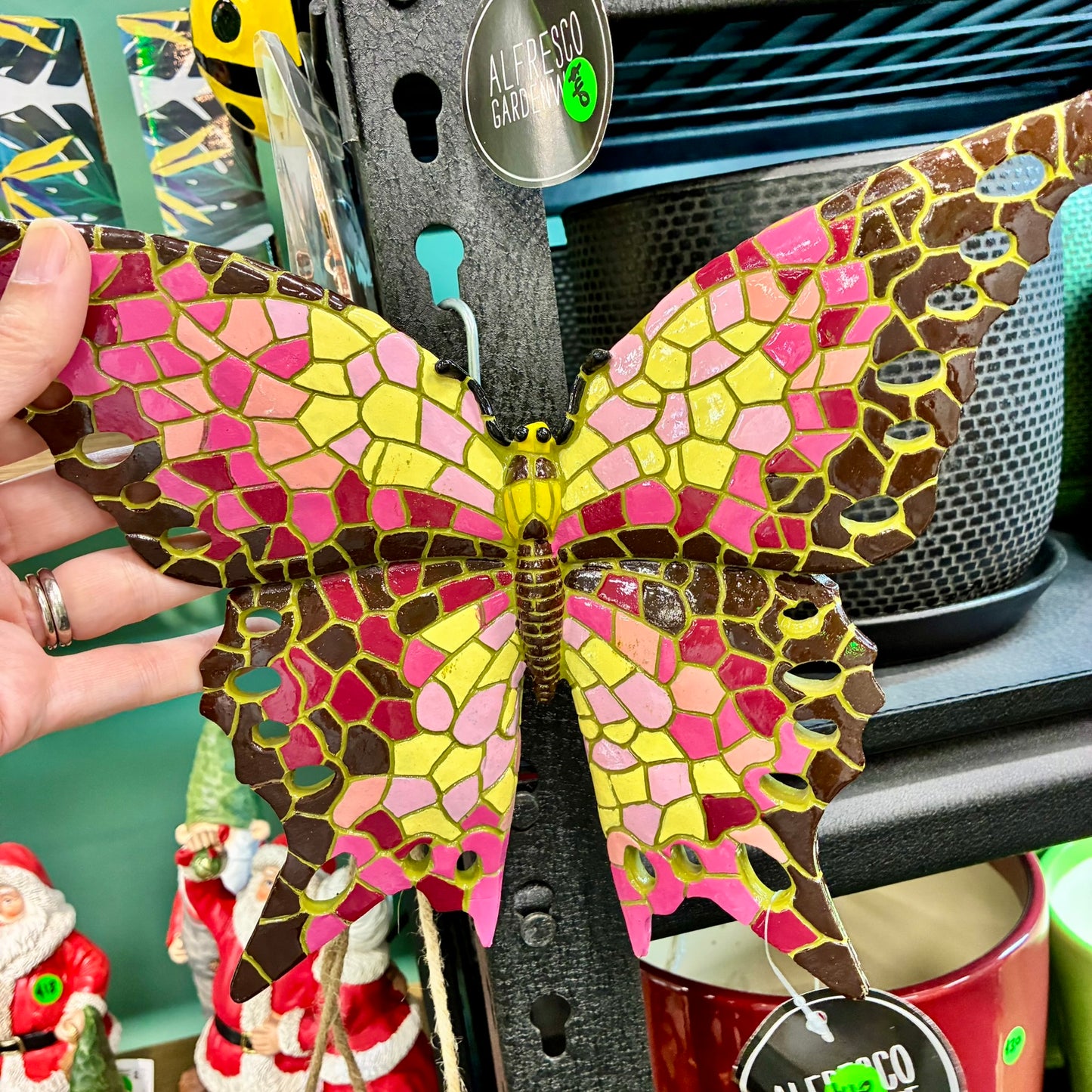 Butterfly Mosaic Large Wall Art - 3 colours