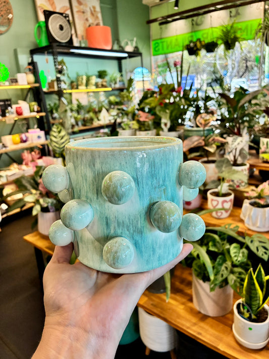 Bauble pot Blue/Green