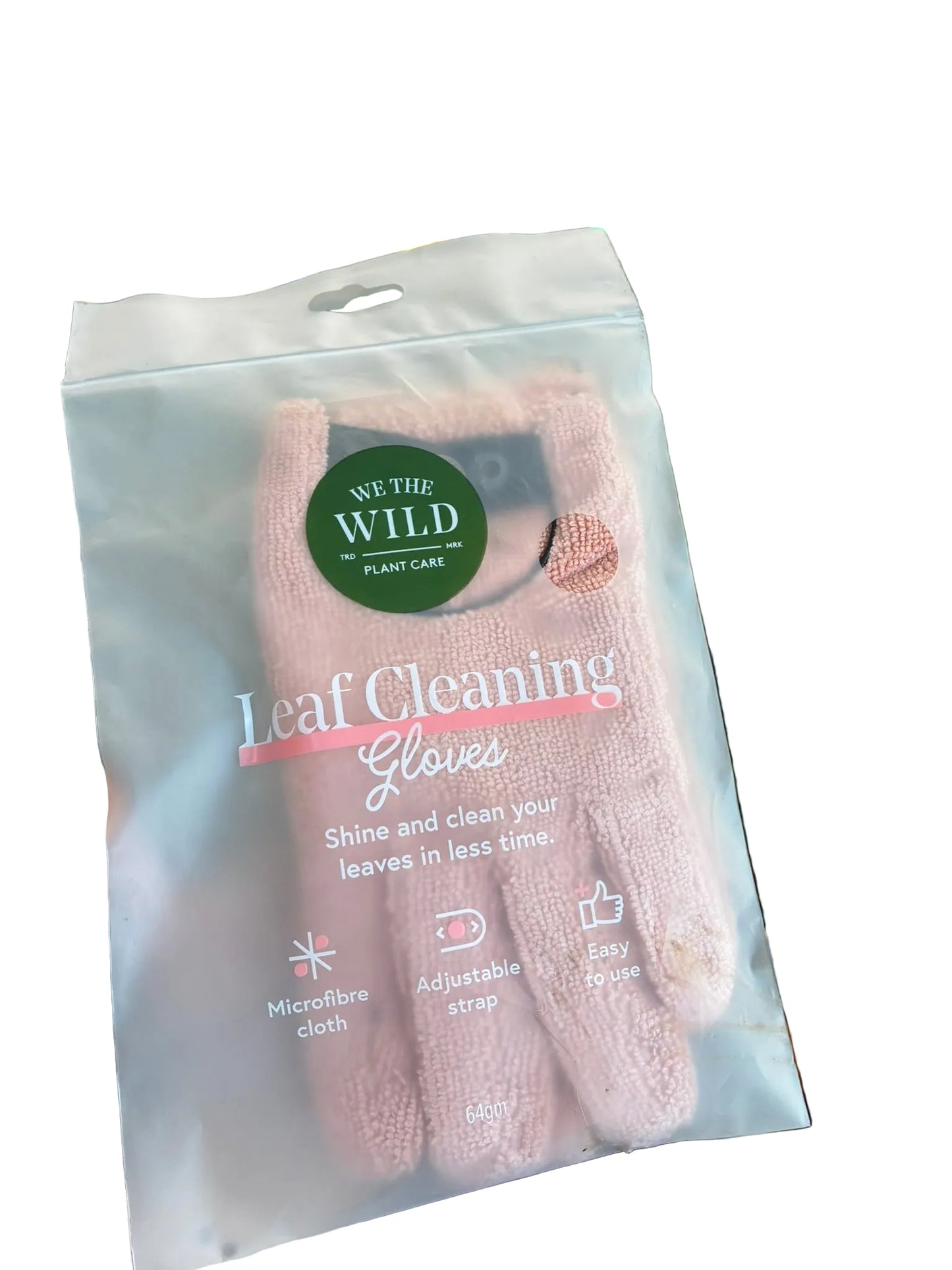 Leaf Cleaning Gloves - Green or Pink