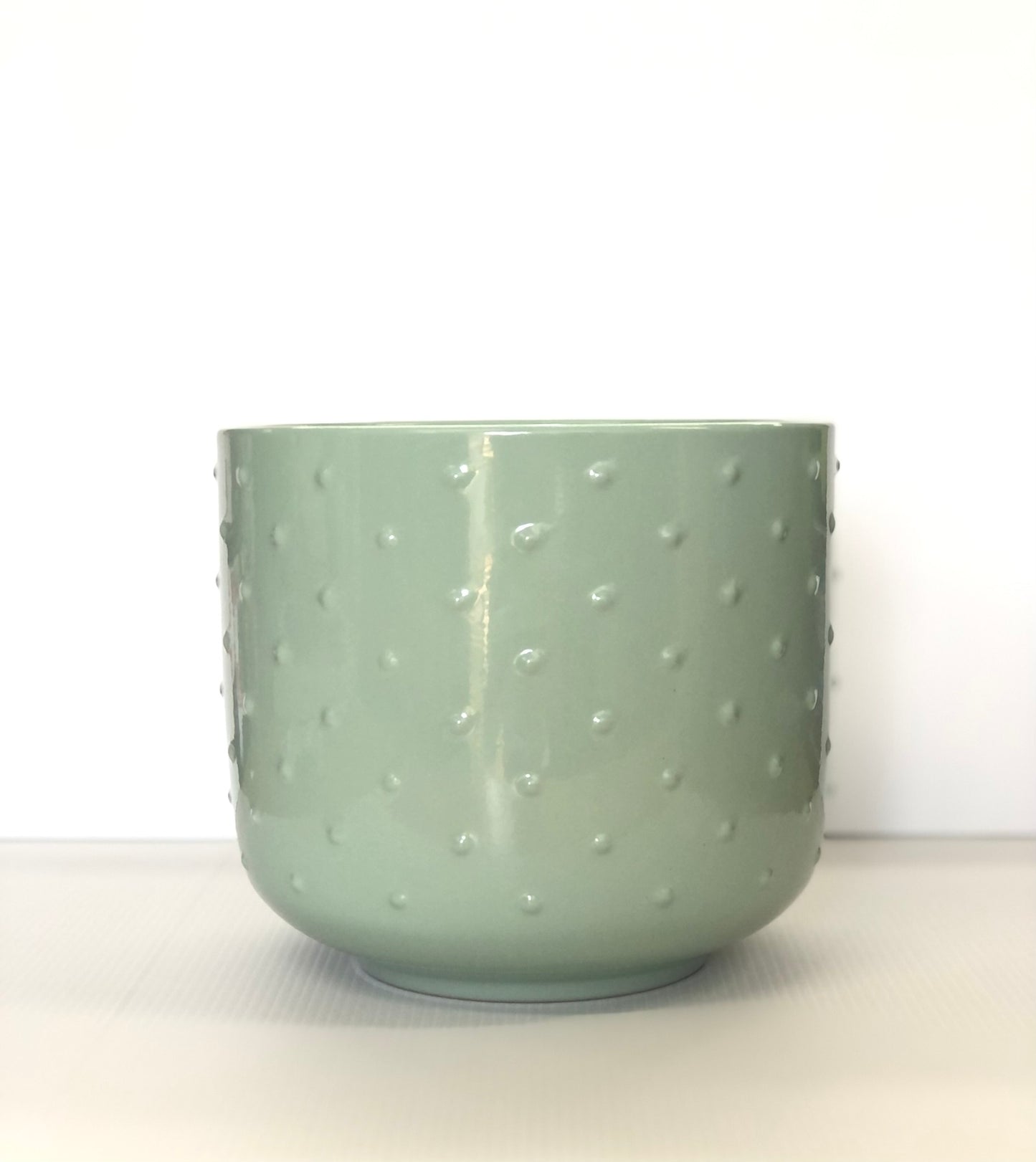 Dotty Cover Pot Mint