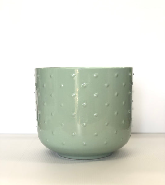 Dotty Cover Pot Mint
