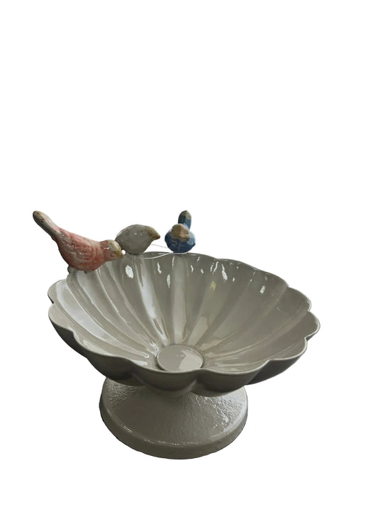 Metal Tinket Bowl with 3 Birds