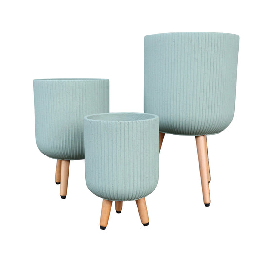 Chord Tripod Planters - Green