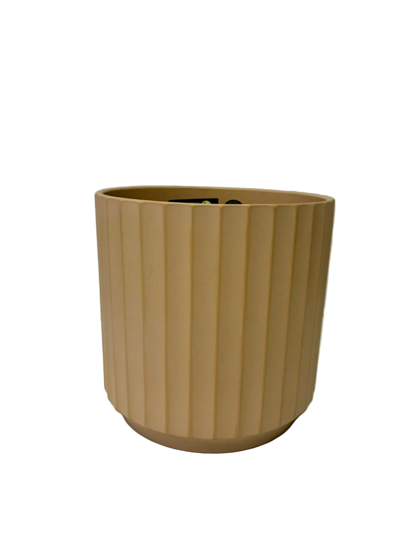 Cedar Cylinder Pot - Clay
