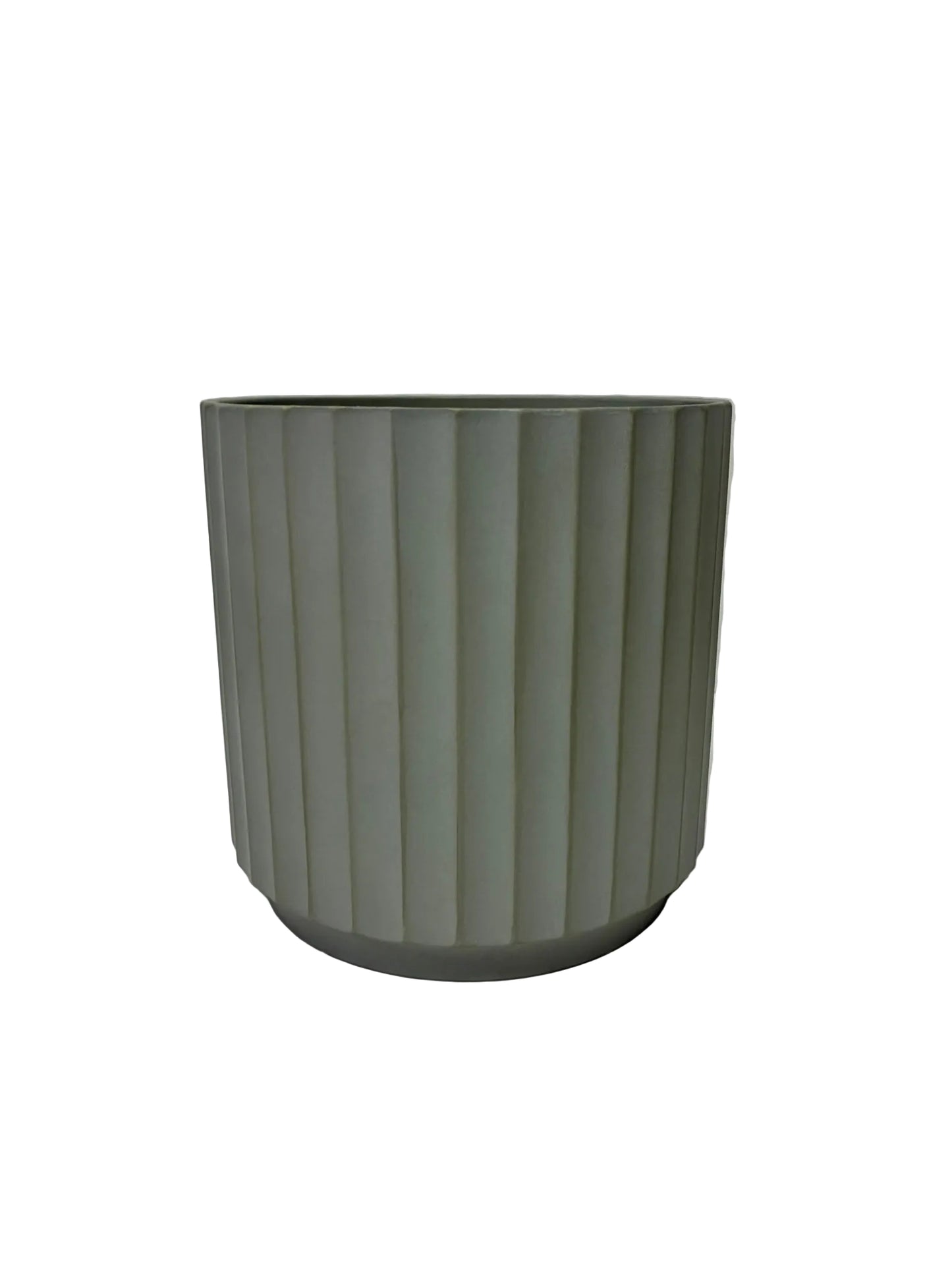 Cedar Cylinder Pot - Sage
