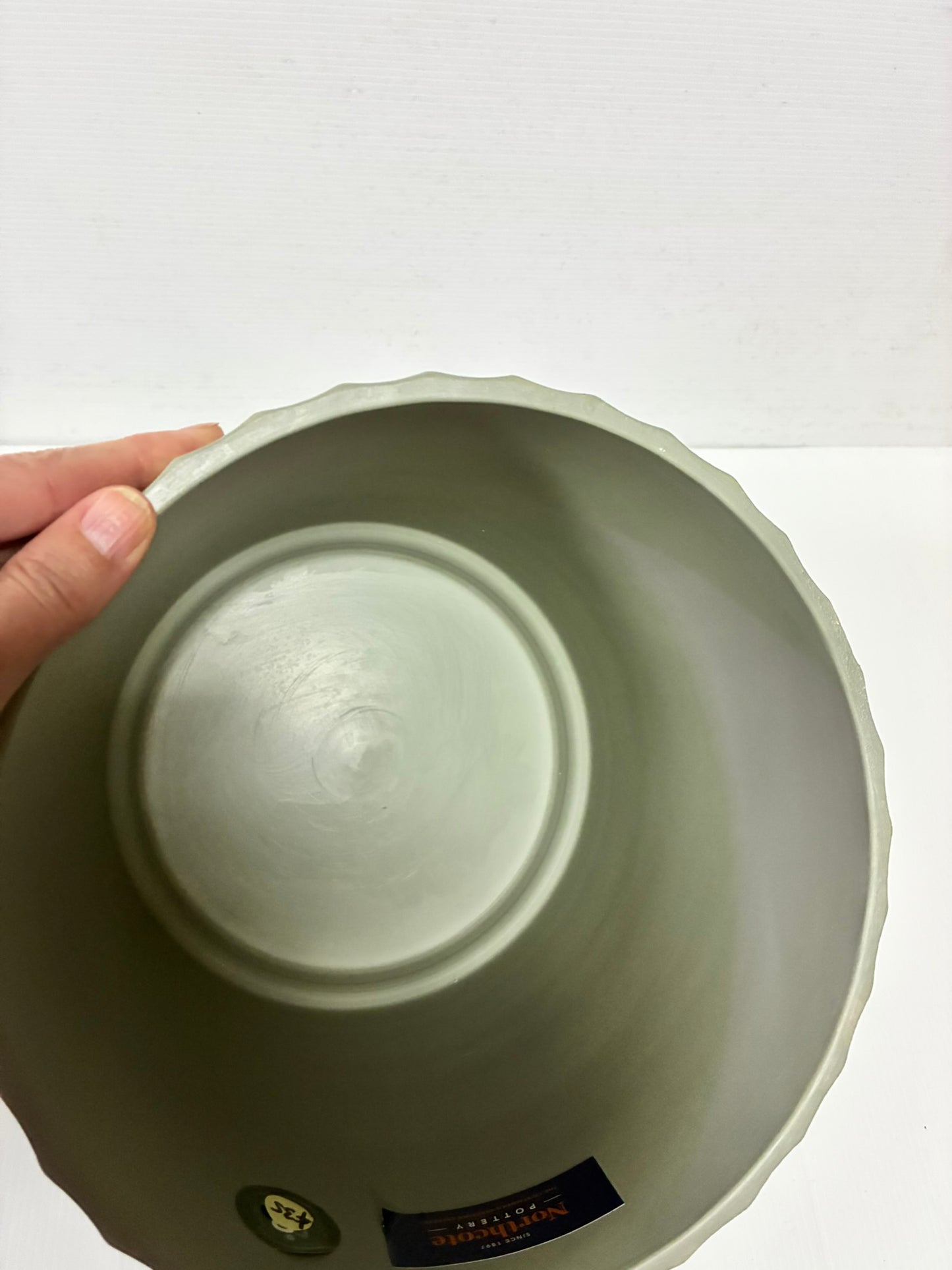 Cedar Cylinder Pot - Sage