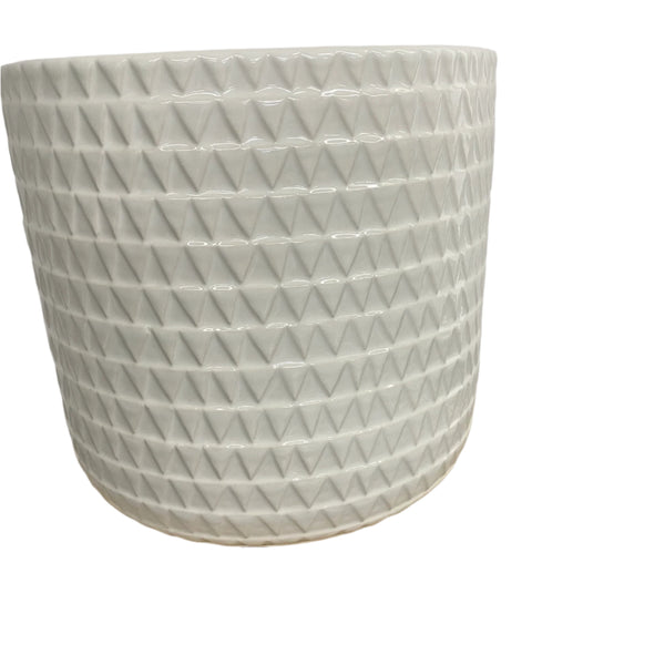 Laila Cylinder S/2 Pots White