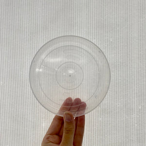 Clear Plastic Saucer 140mm