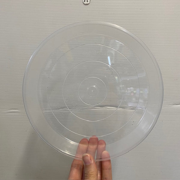Clear Plastic Saucer 200mm