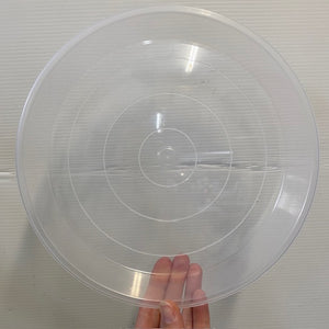Clear Plastic Saucer 250mm