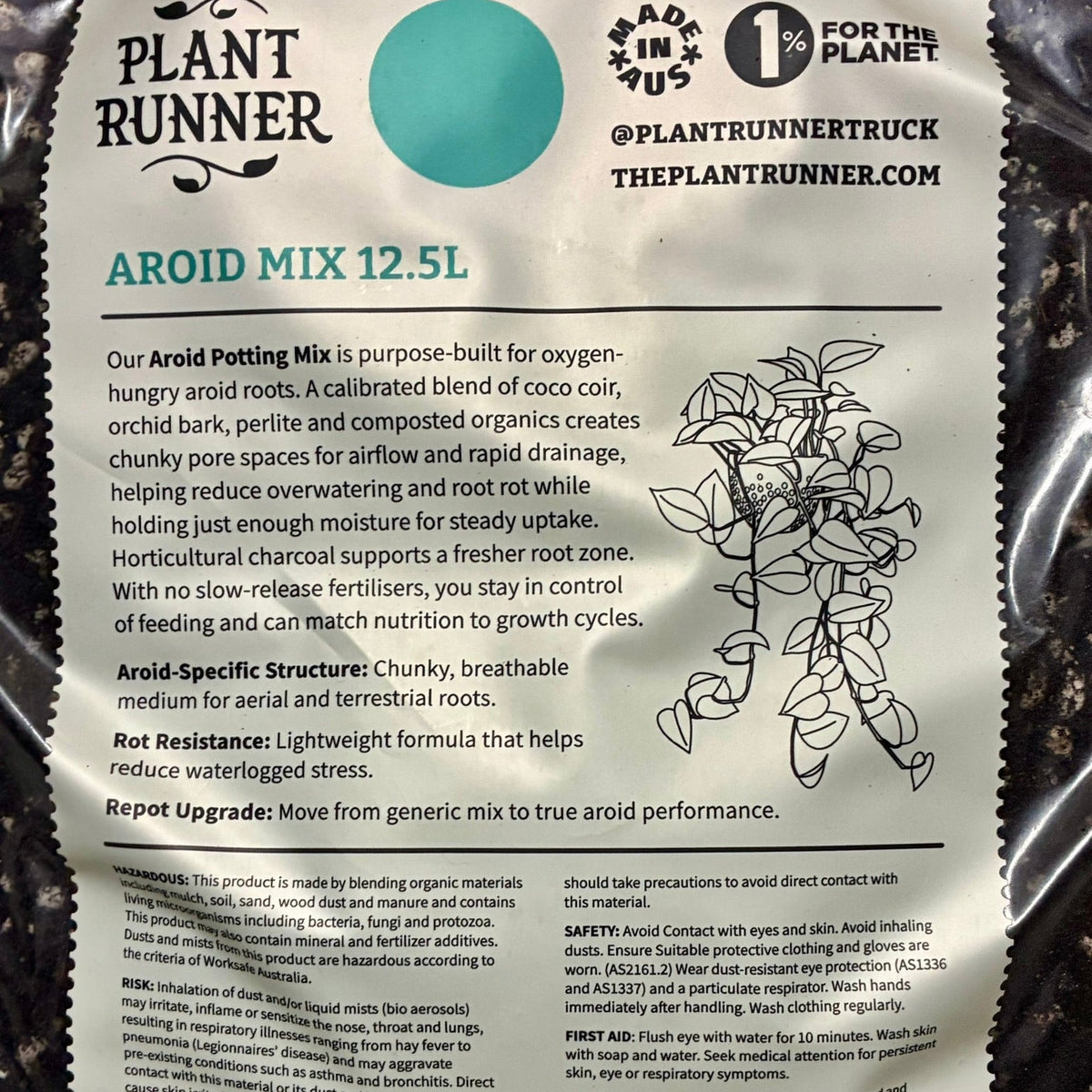 The Plant Runner - Aroid Mix - 12.5litres