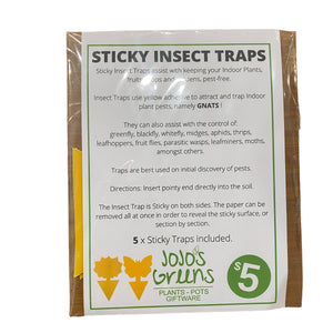 Sticky Insect Traps x 5