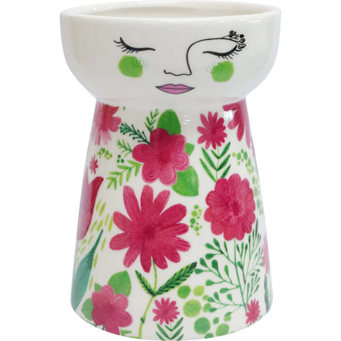 Doll Vase Planter Springtime - Petite