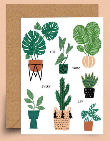 You Grow Every Day Card