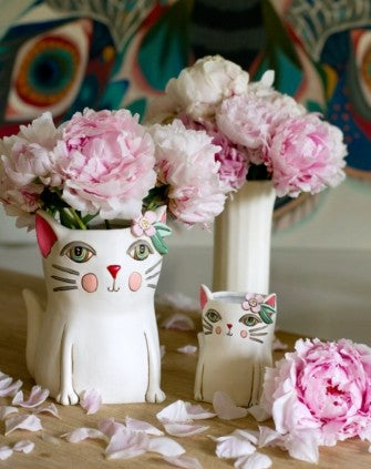 PRETTY KITTY Planter - Large