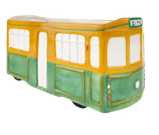 Tram Planter Green Yellow