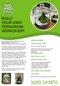 Build a Terrarium Workshop - April