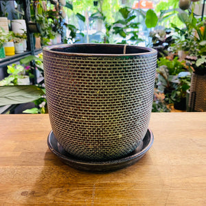 Soho Pot s/saucer - Large - Copper