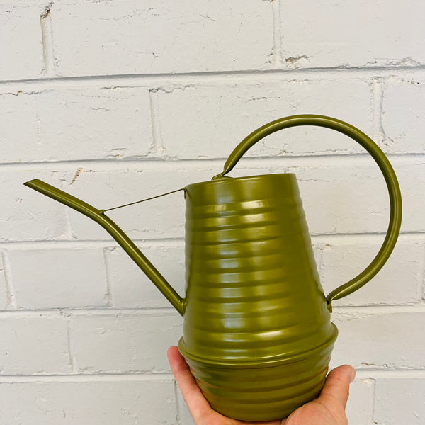 Olive Green Watering Can