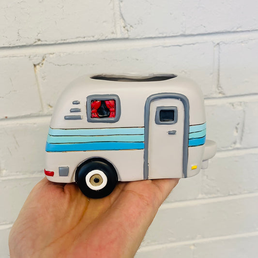 Small Camper Planter - Grey