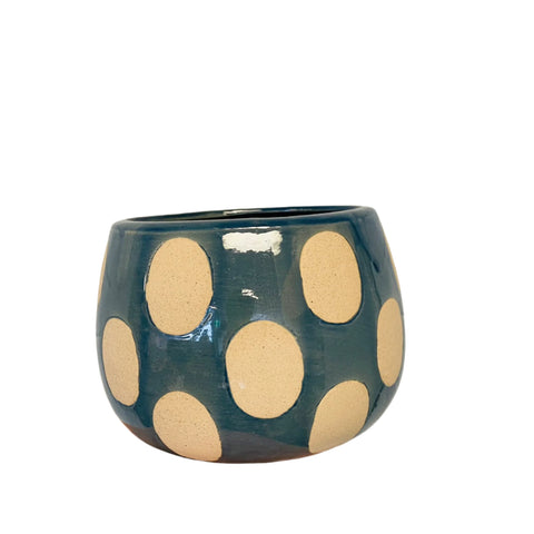 Curtis Ceramic Pot - Royal Blue
