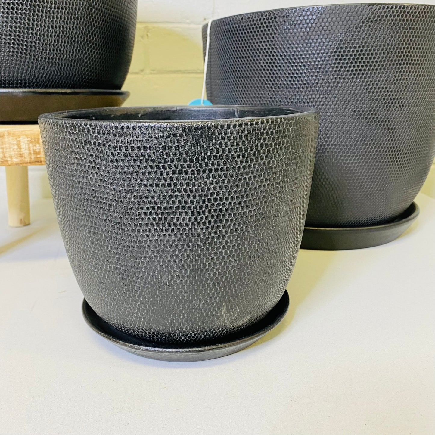 Soho Large Black Pots 3 Sizes