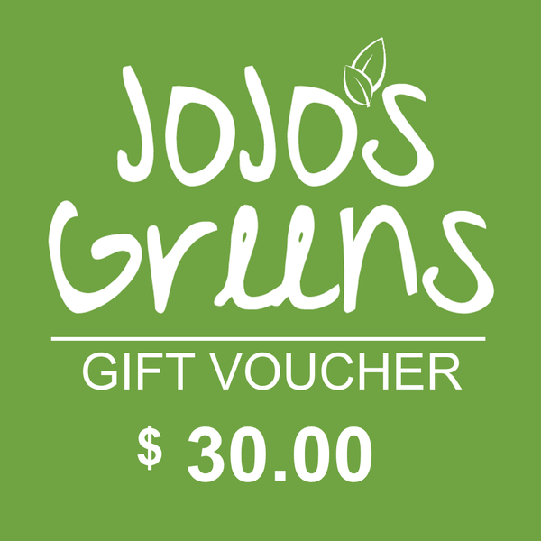 JoJo's Greens ONLINE Gift Voucher