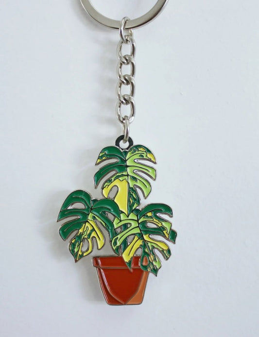 Monstera Aurea Keyring